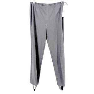 NWT Lafayette 148 New York Petite Stirrup Pants Smoke Grey Wool Blend Size 6